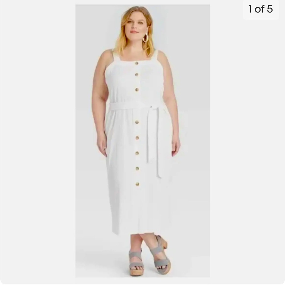 White summer dress